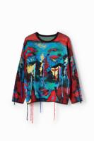 Oversized jacquardtrui María Escoté - MATERIAL FINISHES - S