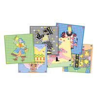 Playmais mosaic kaarten versieren prinses