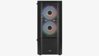 AeroCool Quantum Mesh-G-BK-V2 Midi-tower PC-behuizing Zwart - thumbnail