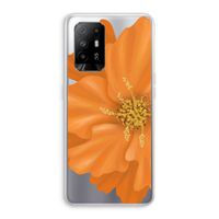 Orange Ellila flower: Oppo A95 5G Transparant Hoesje