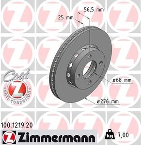 Remschijf Coat Z 100121920