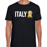 Bellatio Decorations Verkleed T-shirt voor heren - Italy- zwart - supporter - themafeest - Italie 2XL  -
