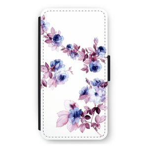 Waterverf bloemen: iPhone 11 Flip Hoesje
