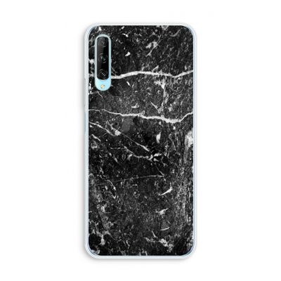 Zwart marmer: Huawei P Smart Pro Transparant Hoesje