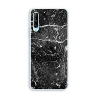 Zwart marmer: Huawei P Smart Pro Transparant Hoesje