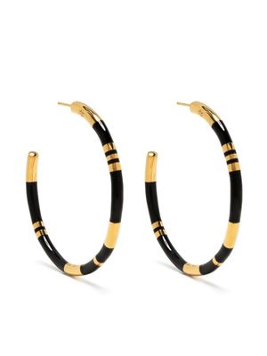 Aurelie Bidermann grandes boucles d'oreilles à design bicolore