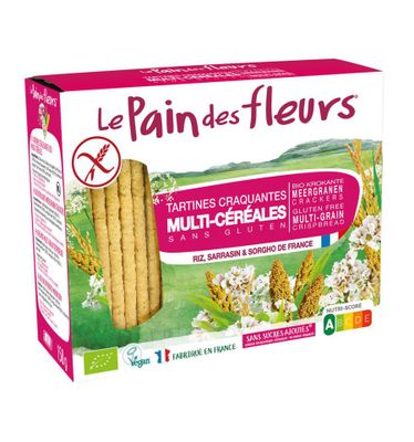 Meergranen crackers bio