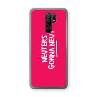 Neuters (roze): Xiaomi Redmi 9 Transparant Hoesje