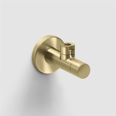 Hoekstopkraan Clou Hightech Goud Geborsteld PVD