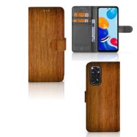 Xiaomi Redmi Note 11/11S | Book Style Case | Donker Hout