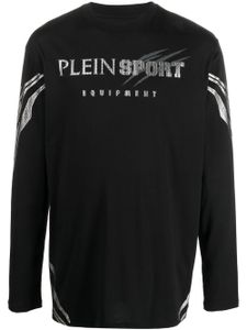 Plein Sport t-shirt à logo imprimé - Noir