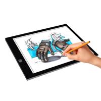 A4-formaat LED Drie Niveau van Helderheid Dimbare Acryl Kopieerborden voor Anime Schets Tekening Schetsblok, met 1.5m Usb-kabel & Power Adapter
