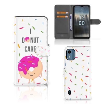 Nokia C12 | Book Cover | Donut Roze Nokia C12 | Book Cover | Donut Roze