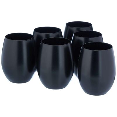 Glazenset Chef&Sommelier PRIMARY BLACK Zwart Glas 360 ml 6 Onderdelen