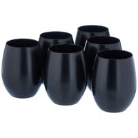 Glazenset Chef&Sommelier PRIMARY BLACK Zwart Glas 360 ml 6 Onderdelen