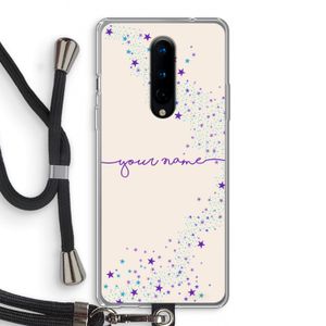 Sterren: OnePlus 8 Transparant Hoesje met koord