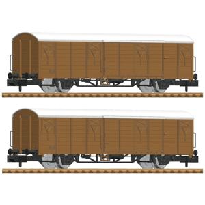 Fleischmann 826213 N set van 2 overdekte goederenwagens van de DB AG