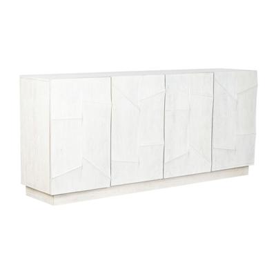 Dressoir DKD Home Decor Wit Crème Mangohout 180 x 40 x 80 cm