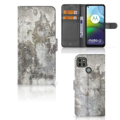 Motorola Moto G9 Power | Bookcase | Beton Print