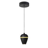 Highlight Hanglamp Kobe 1 lichts Ø 12 cm zwart - thumbnail