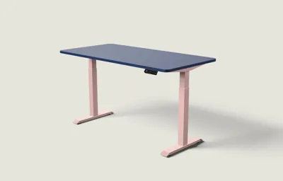 Desktronic HomeOne bureau Zachtroze / Diepblauw / 160x80 cm