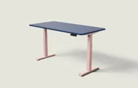 Desktronic HomeOne bureau Zachtroze / Diepblauw / 160x80 cm