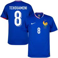 Frankrijk Shirt Thuis 2024-2025 + Tchouameni 8