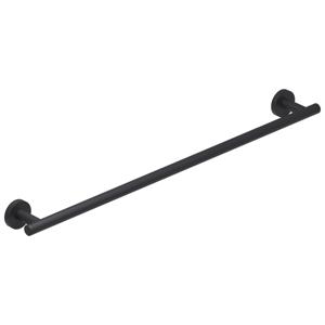 Handdoekrek IVY Enkel Wandmodel 60 cm Mat Zwart PED