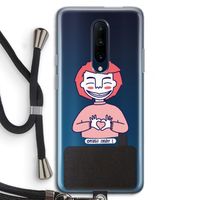 Hartje: OnePlus 7 Pro Transparant Hoesje met koord
