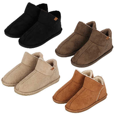 Apollo Pantoffels Dames Boots Suede Beige-41/42