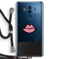 Kusje: Huawei Mate 10 Pro Transparant Hoesje met koord