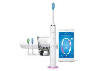 Philips - Sonicare Diamond Clean Smart Sonic Electric Toothbrush With App (110-220V) - 1set - White HX9924/02