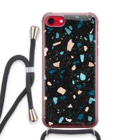Terrazzo N°11: iPhone SE 2020 Transparant Hoesje met koord