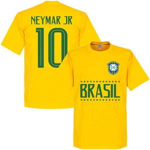 Brazilie Neymar JR 10 Team T-Shirt
