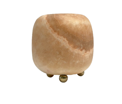 Tafellamp Luna Alabaster Amber - in 2 maten