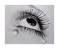 Kunstdruk Man Ray - Glass Tears 60x50cm