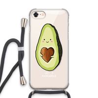 Avocuddle: iPhone 8 Transparant Hoesje met koord