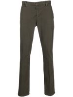 DONDUP pantalon slim à taille mi-haute - Vert