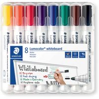 Staedtler whiteboardmarker Lumocolor, etui van 8 stuks in geassorteerde kleuren 5 stuks - thumbnail
