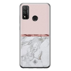 Huawei P Smart 2020 siliconen telefoonhoesje - Rose all day