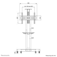 Neomounts NM-M1700BLACK TV trolley 32-75"
