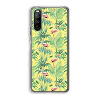 Flamingo party: Sony Xperia 10 III Transparant Hoesje