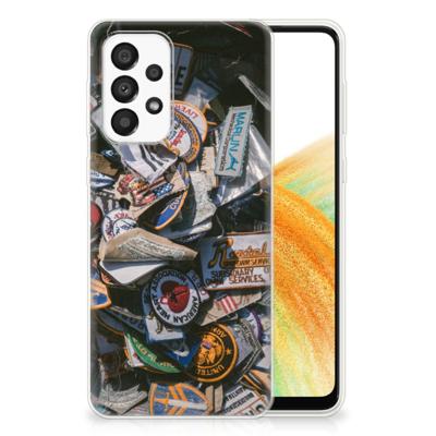 Samsung Galaxy A33 5G | Siliconen hoesje | met foto Badges