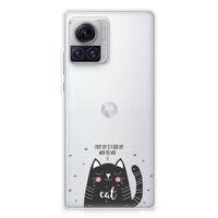 Motorola Moto X30 Pro Telefoonhoesje met Naam Cat Good Day - thumbnail