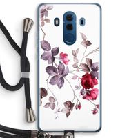 Mooie bloemen: Huawei Mate 10 Pro Transparant Hoesje met koord