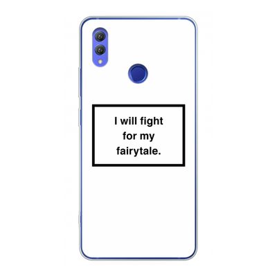 Fight for my fairytale: Honor Note 10 Transparant Hoesje