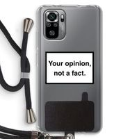 Your opinion: Xiaomi Redmi Note 10S Transparant Hoesje met koord