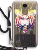 Fading: LG K10 (2017) Transparant Hoesje met koord
