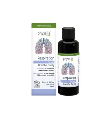 Massageolie respiration bio