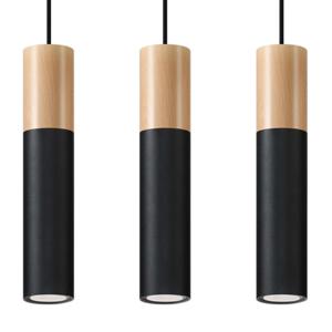 Hanglamp PABLO 3 zwart